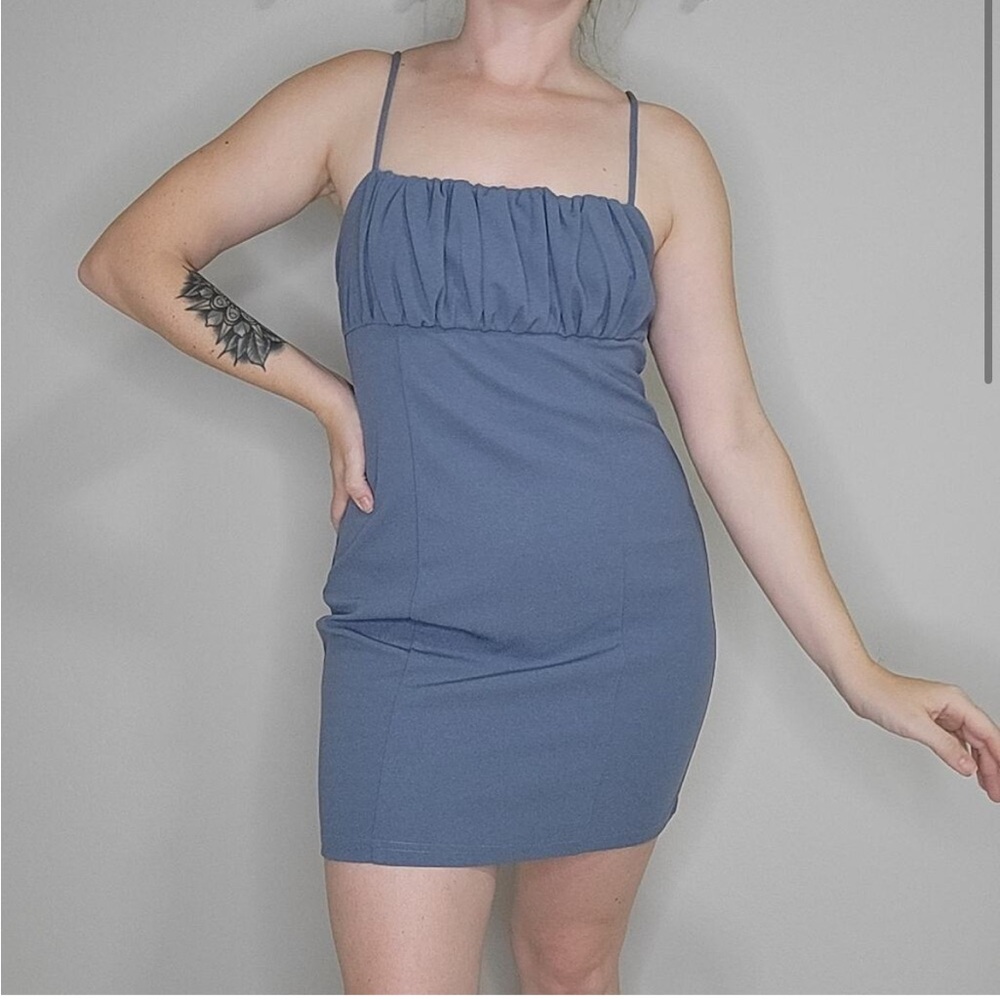 Lulus Blue Women's Mini Dress Homecoming Spring Formal Dance